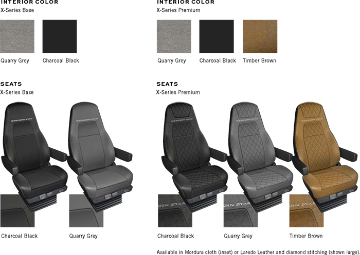 Western Star 47x Seat Options